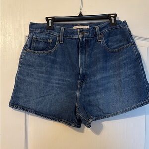 Levi’s Blue High Loose Shorts